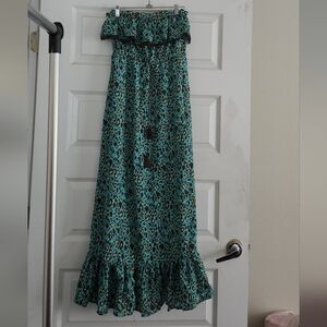 Leopard Print Maxi Dress